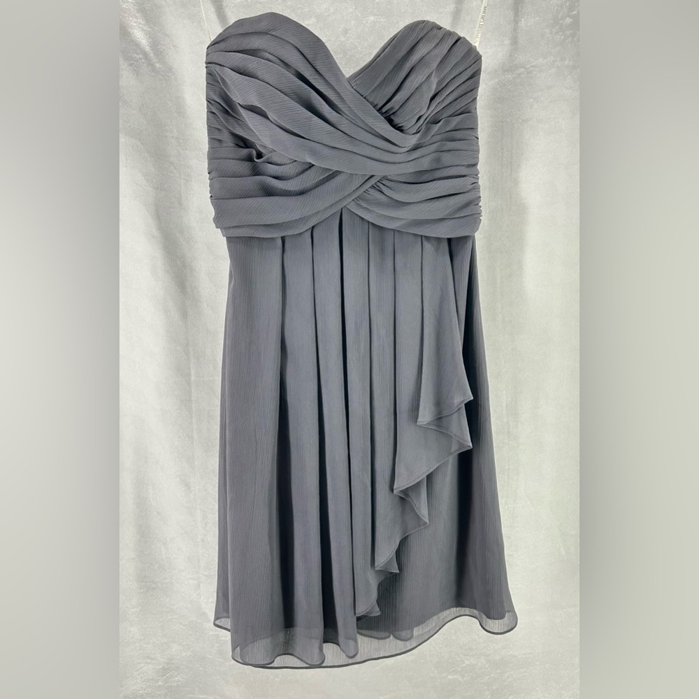 David's Bridal Strapless Dress Size 2